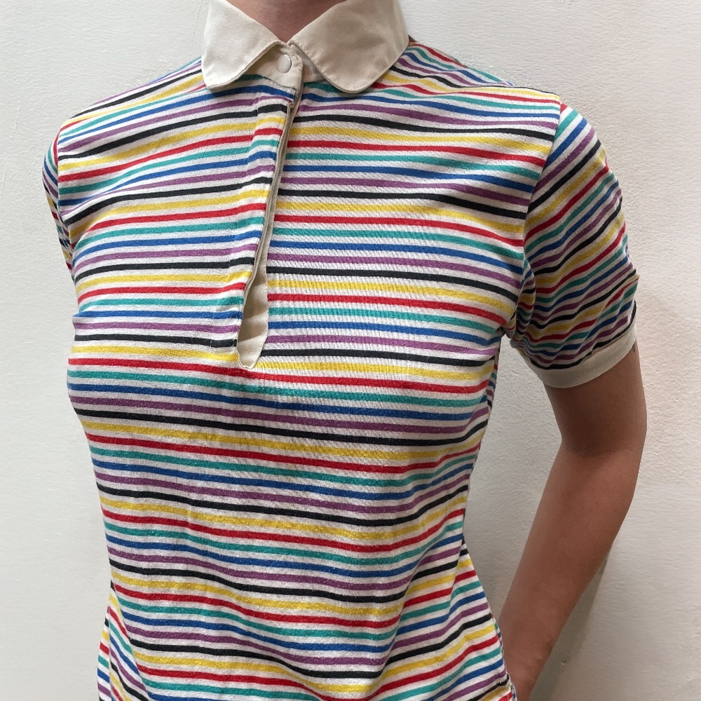vintage striped polo